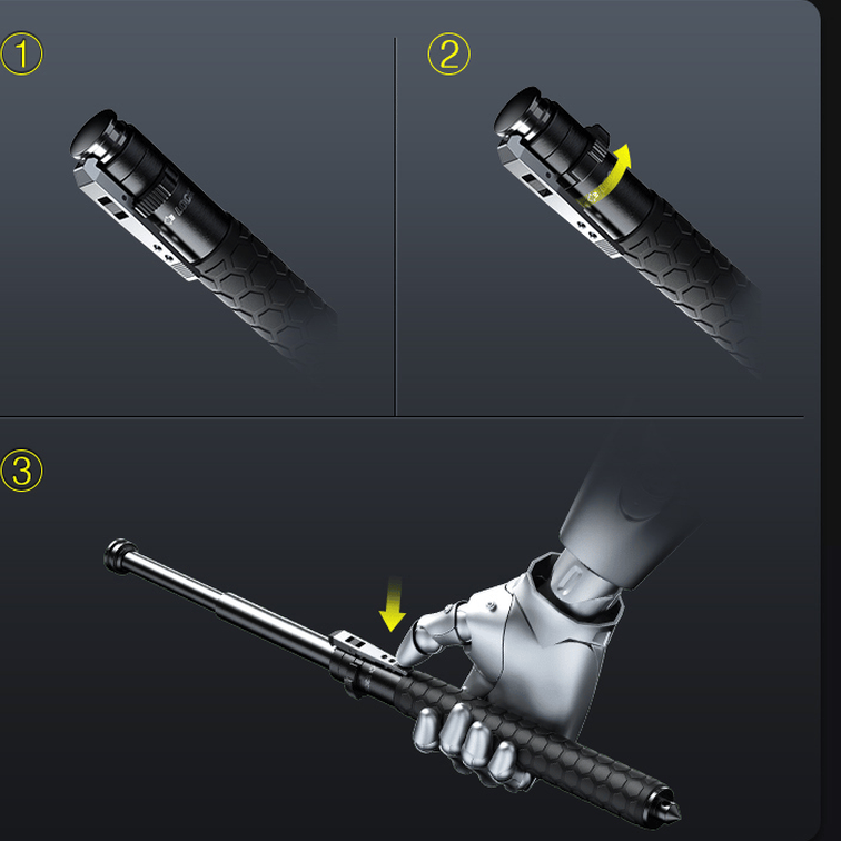 1+1 FREE | GuardStride – Automatic Hiking Safety Pole with Built-In Self-Defense Mechanism