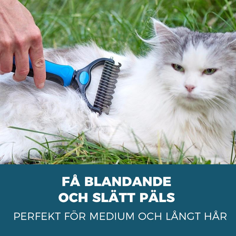 Pet Grooming Brush For Dogs And Cats – Mat Remover And Detangling Tool
