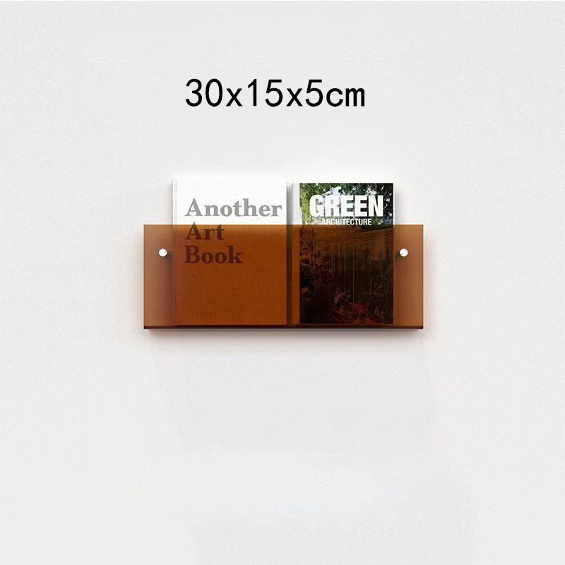 AcrylAura | Modern Eco-Friendly Wall Mounted Magazine Rack for Home Organization