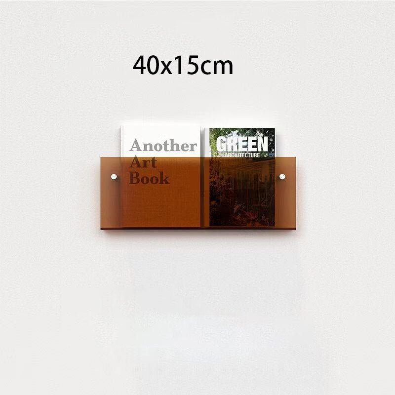 AcrylAura | Modern Eco-Friendly Wall Mounted Magazine Rack for Home Organization