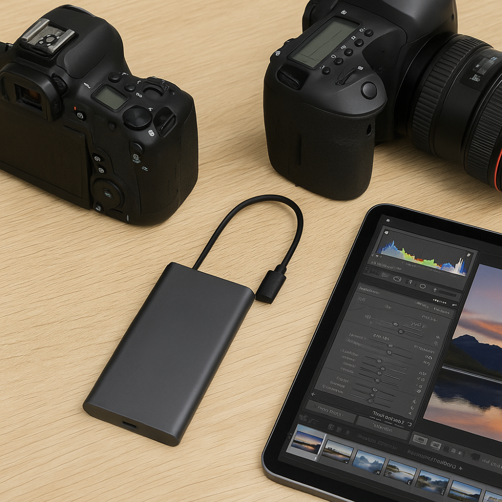 AetherDrive | Compact High-Speed Portable SSD External Hard Drive