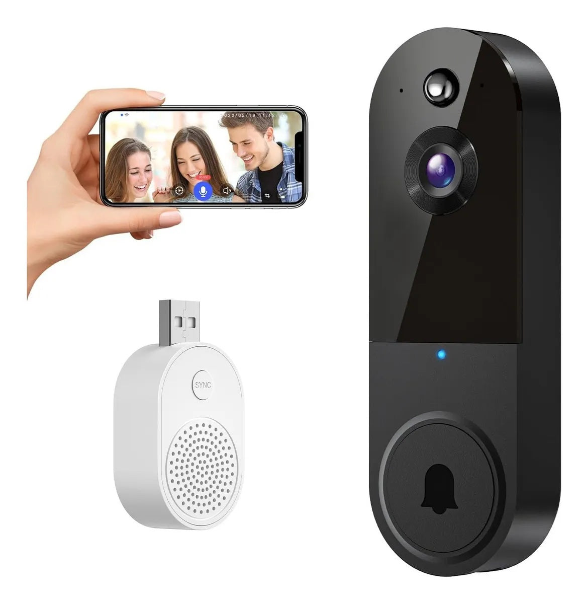 AetherGuard | Advanced AI 1080P Wireless Video Doorbell Camera