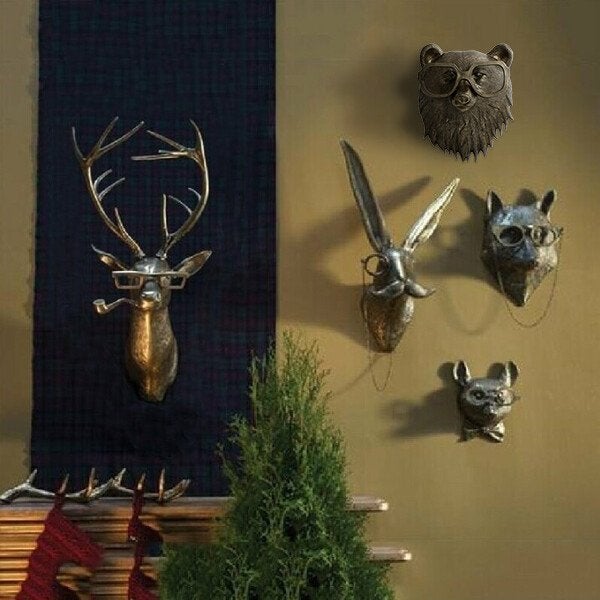 AnimaliaArt | Playful Creative Wall Decor Animal Head Hangings