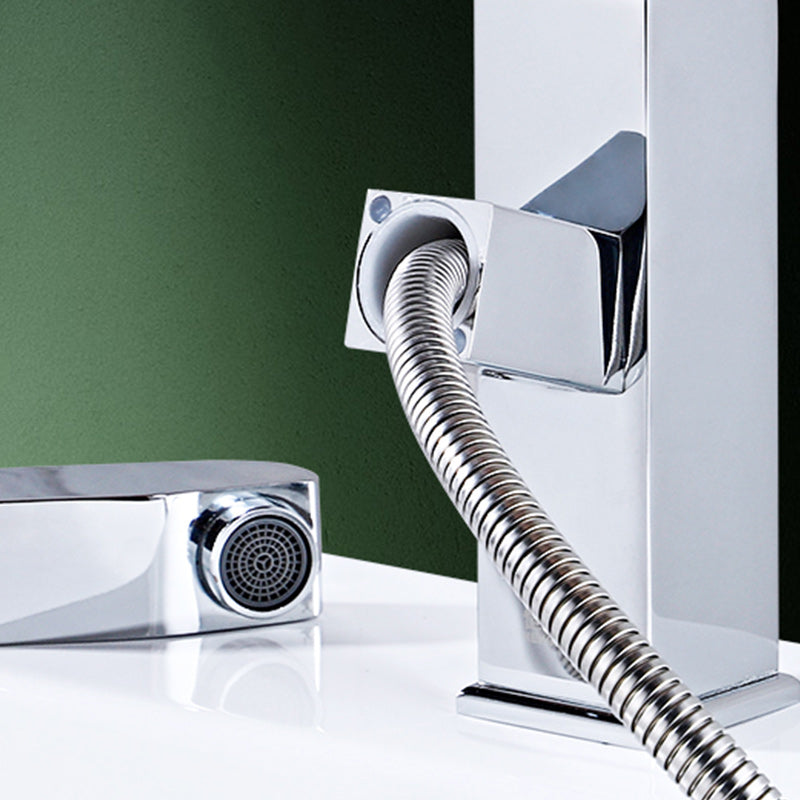 AquaGem | Stylish Modern Chrome Bathroom Mixer Tap for Elegant Sinks