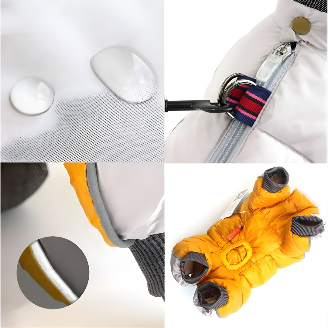 Alpine Protect Waterproof Dog Onesie With Full-Body Thermal Protection For Rain, Snow, And Cold Weather