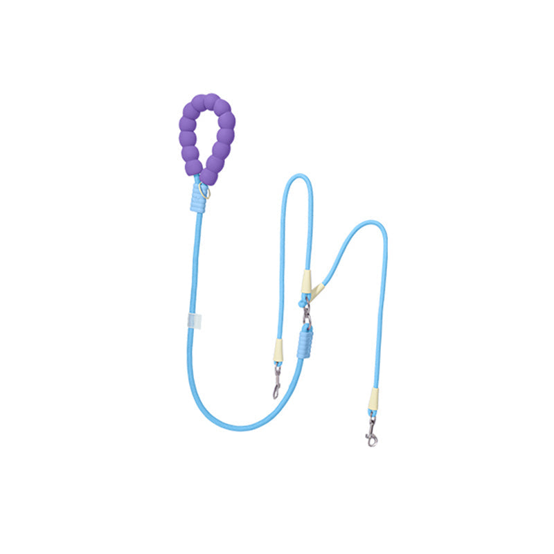 Tangle-Free Double Dog Leash With Comfortable Grip And Durable Design