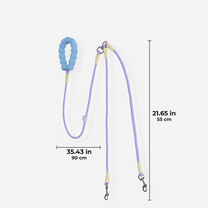 Tangle-Free Double Dog Leash With Comfortable Grip And Durable Design