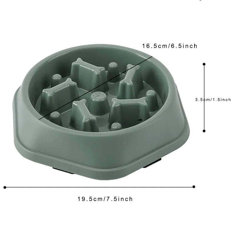 Anti-Choking Slow Feeder Dog Dish With Non-Slip Base – Vet-Recommended Digestive Health Puzzle Feeder