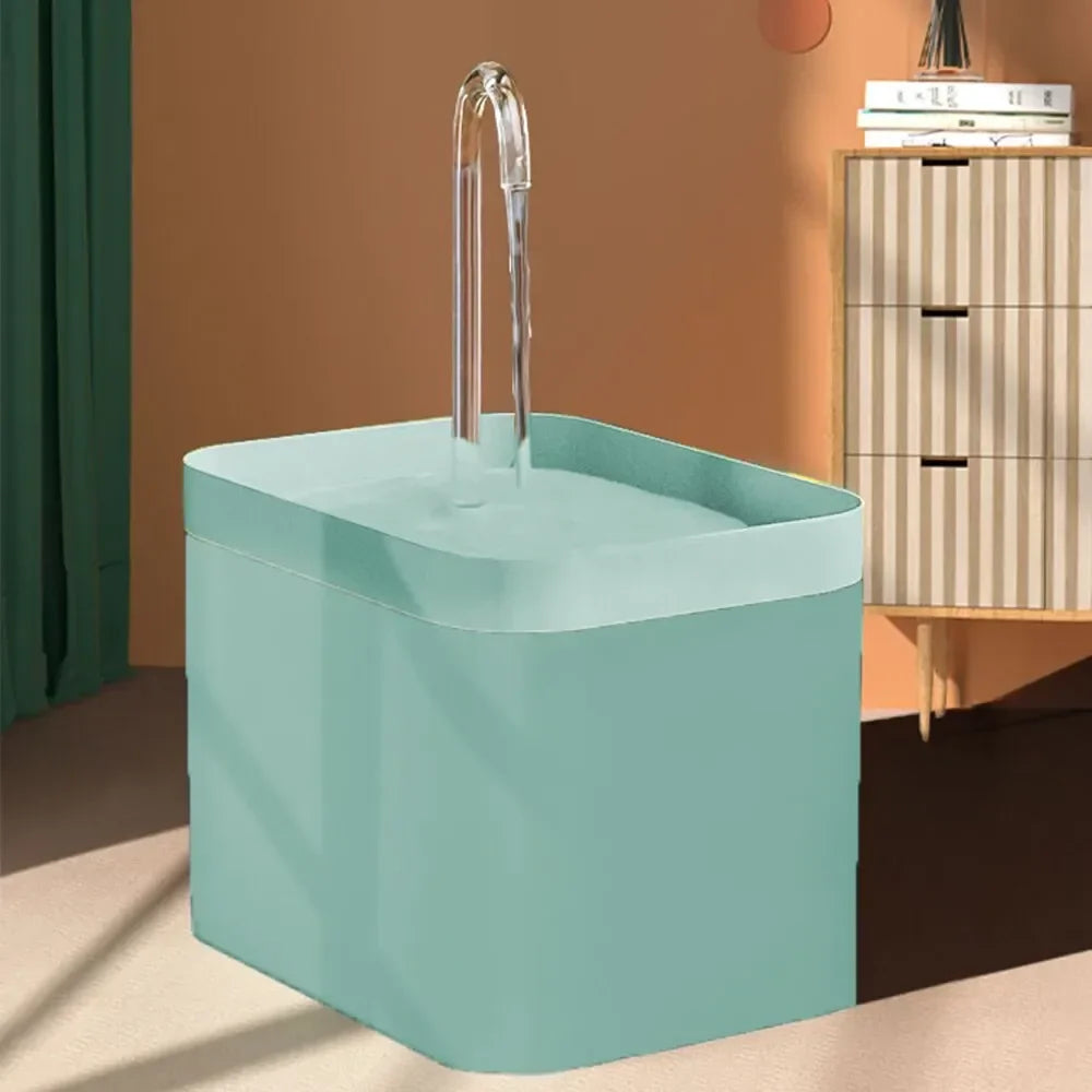 Ultra-Silent 1.5l Cat Water Fountain With Auto Filter – Quiet Hydration Dispenser