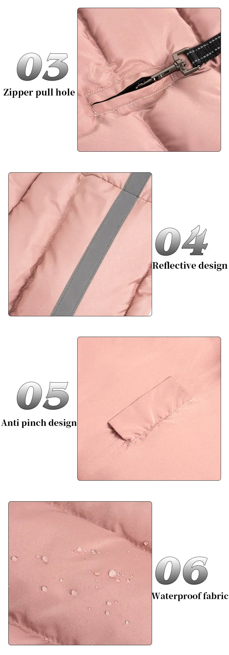 Waterproof Winter Dog Coat With High Neck Thermal Snood And Reflective Safety Design