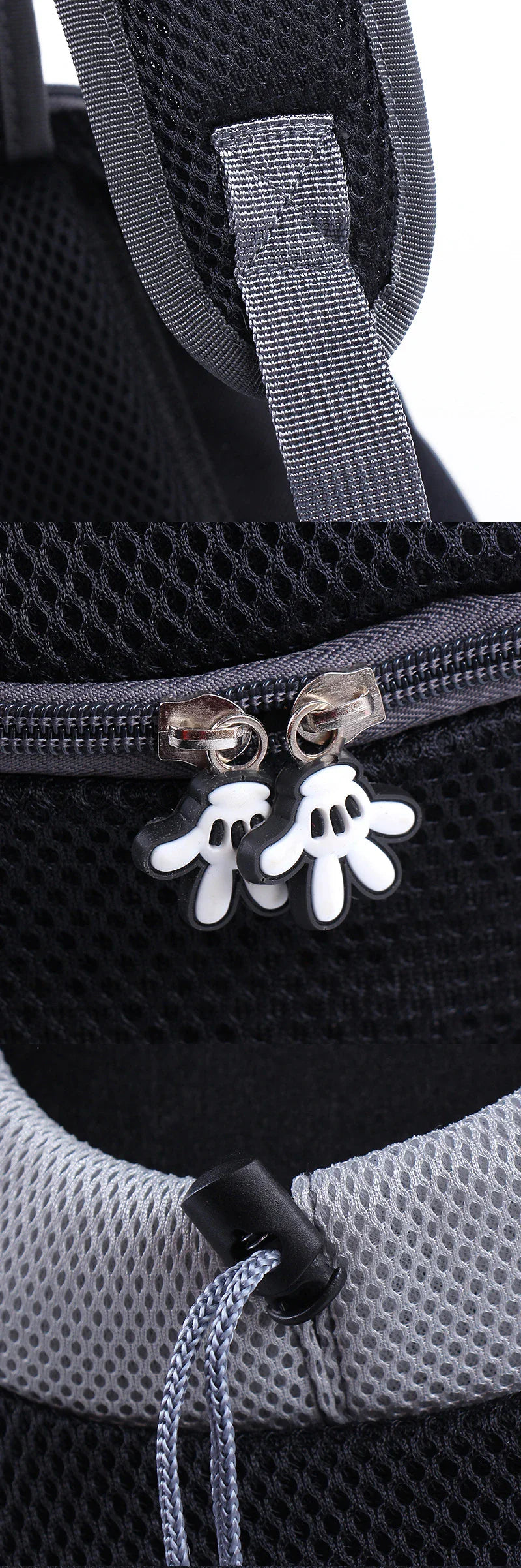 Pet Travel Backpack With Breathable Mesh And Padded Adjustable Straps For Comfort