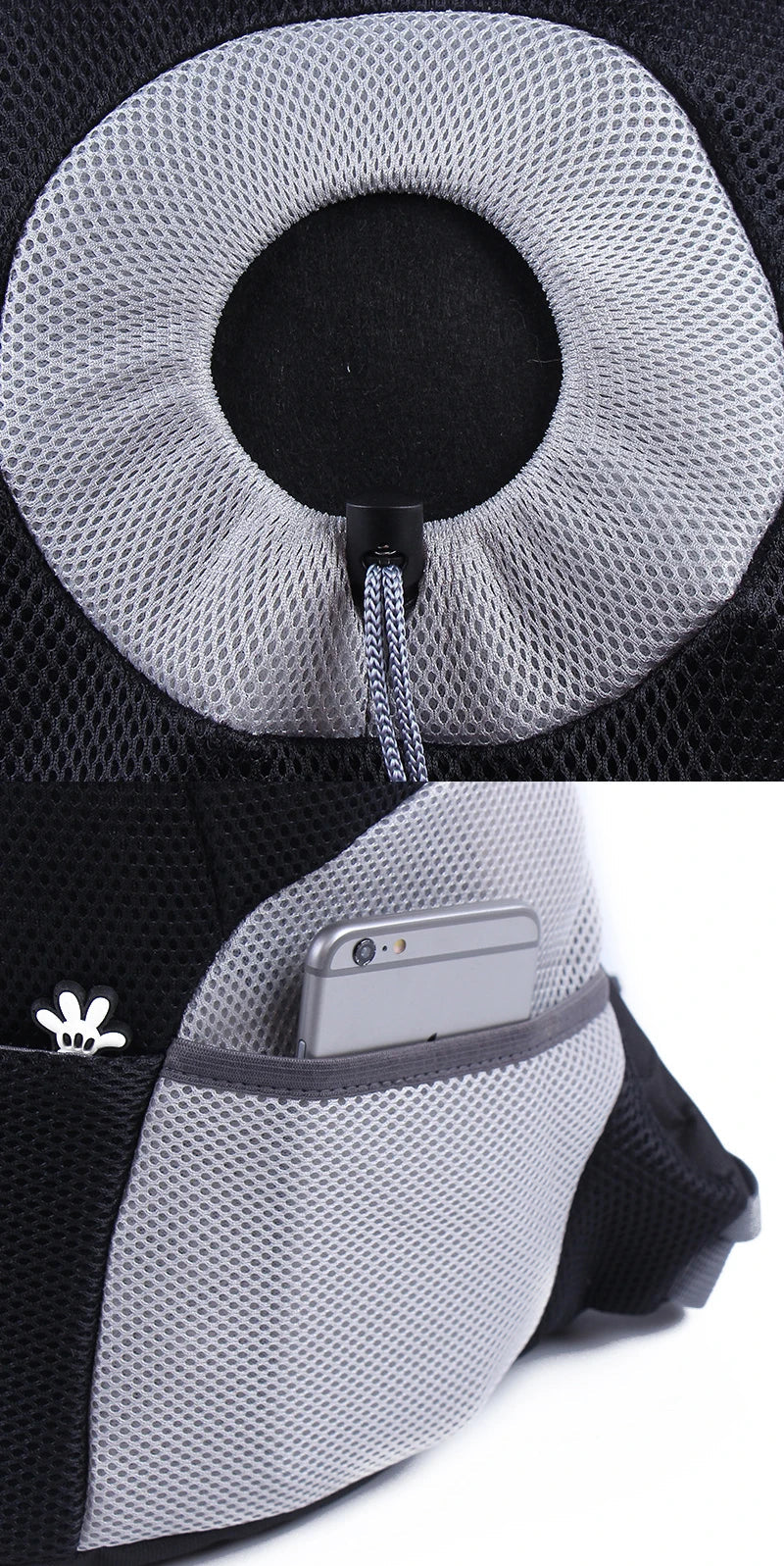 Pet Travel Backpack With Breathable Mesh And Padded Adjustable Straps For Comfort