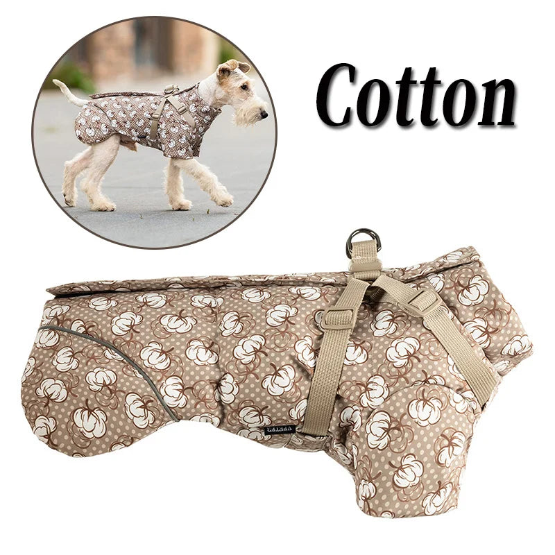 Lightweight Quilted Dog Puffer Jacket With Thermal Insulation For Winter