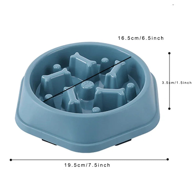 Anti-Choking Slow Feeder Dog Dish With Non-Slip Base – Vet-Recommended Digestive Health Puzzle Feeder