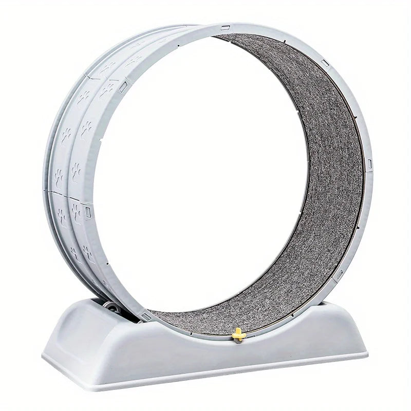 Ultra-Quiet Indoor Cat Exercise Wheel With Safety Lock – Running Treadmill For Large Breeds