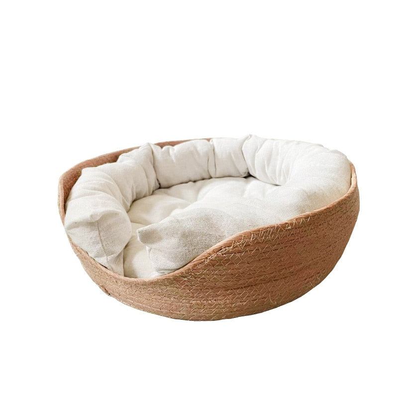 Eco-Friendly Bamboo Fiber Breathable Pet Bed For Dogs And Cats