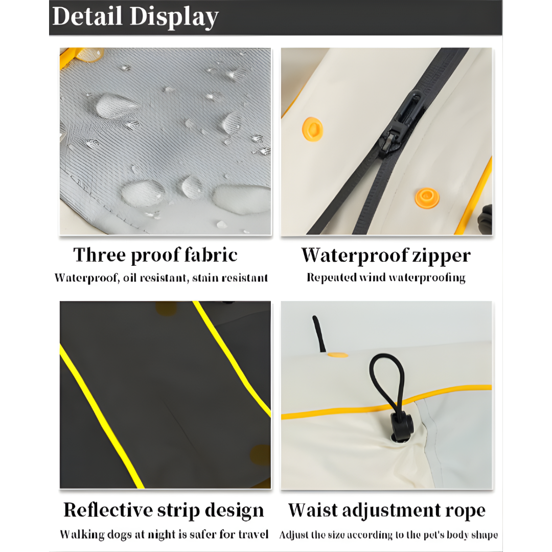 WaterProof Dog Snow Suit Full-Body Mud-proof Protection For Clean, Dry Walks