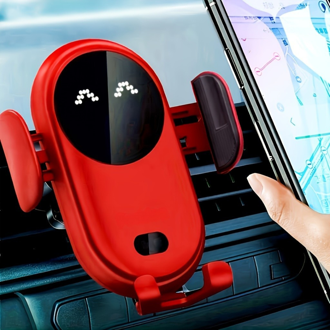 VeloCharge | Smart Wireless Car Phone Holder with Automatic Sensor