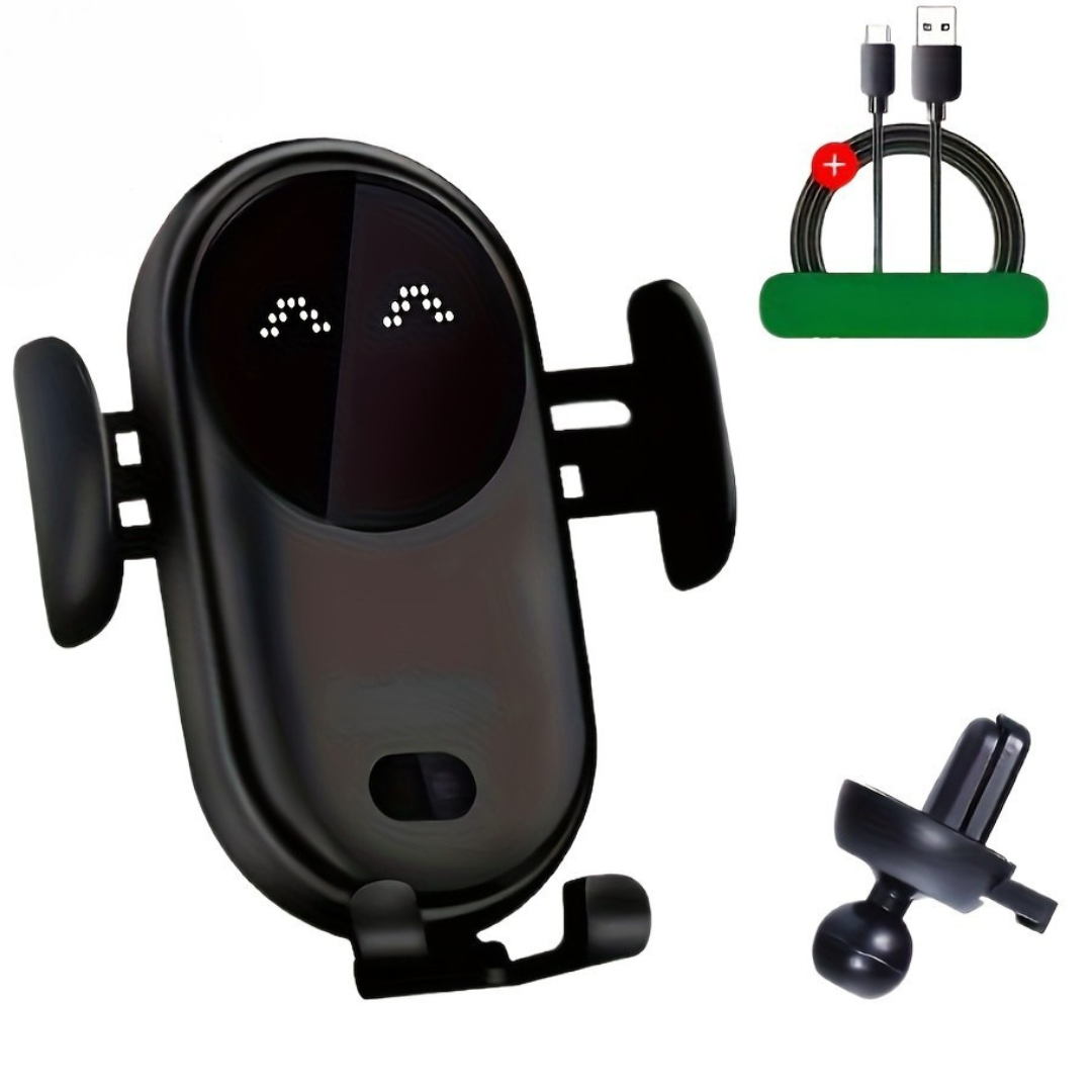 VeloCharge | Smart Wireless Car Phone Holder with Automatic Sensor