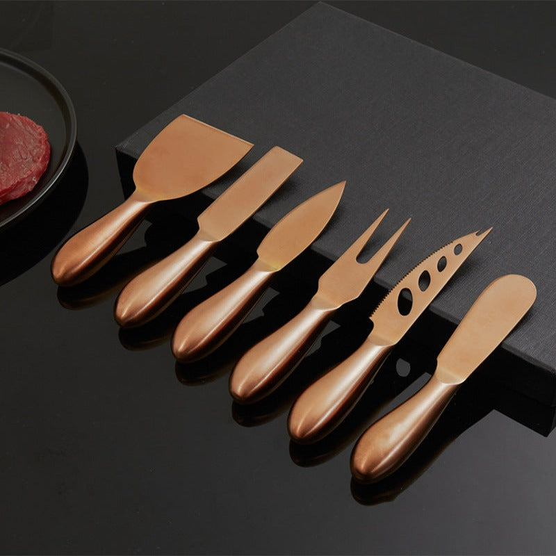 VeneziaCraft | Elegant Practical Stainless Steel Cheese Knife Set