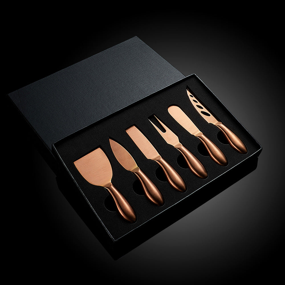 VeneziaCraft | Elegant Practical Stainless Steel Cheese Knife Set
