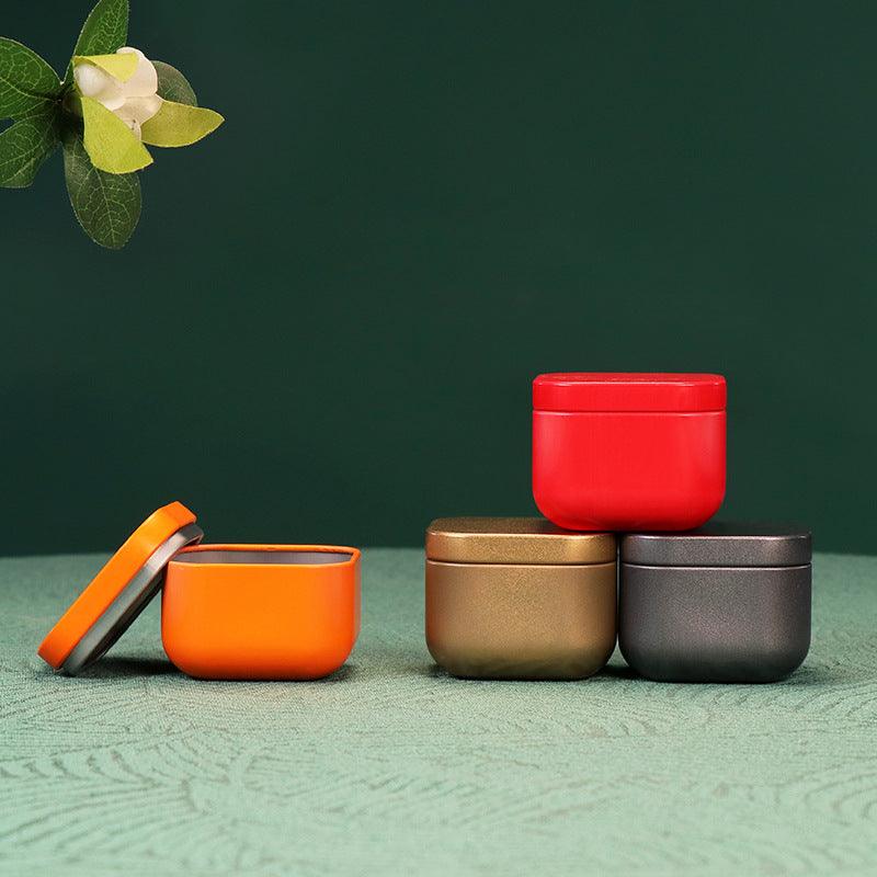 VibrantMetal | Stylish Versatile Small Storage Box for Tea and Snacks