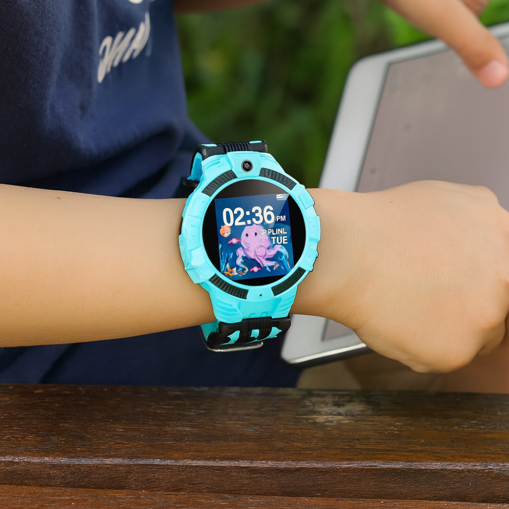 VibrantSnap | Kids Smart Watch – Colorful Interactive Design with Camera and Touch Display