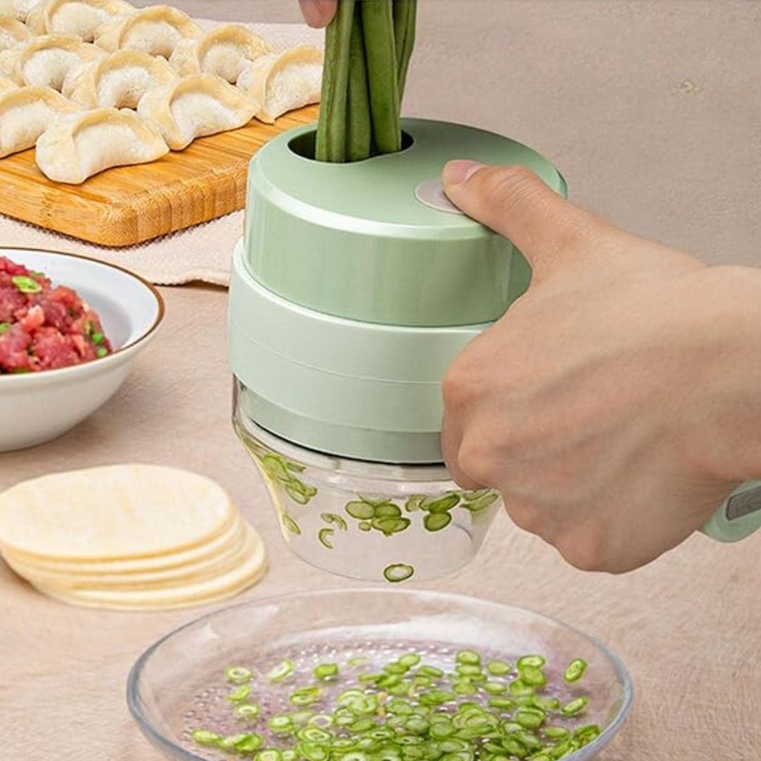 VitaChop | Compact Efficient Cordless Electric Vegetable Processor