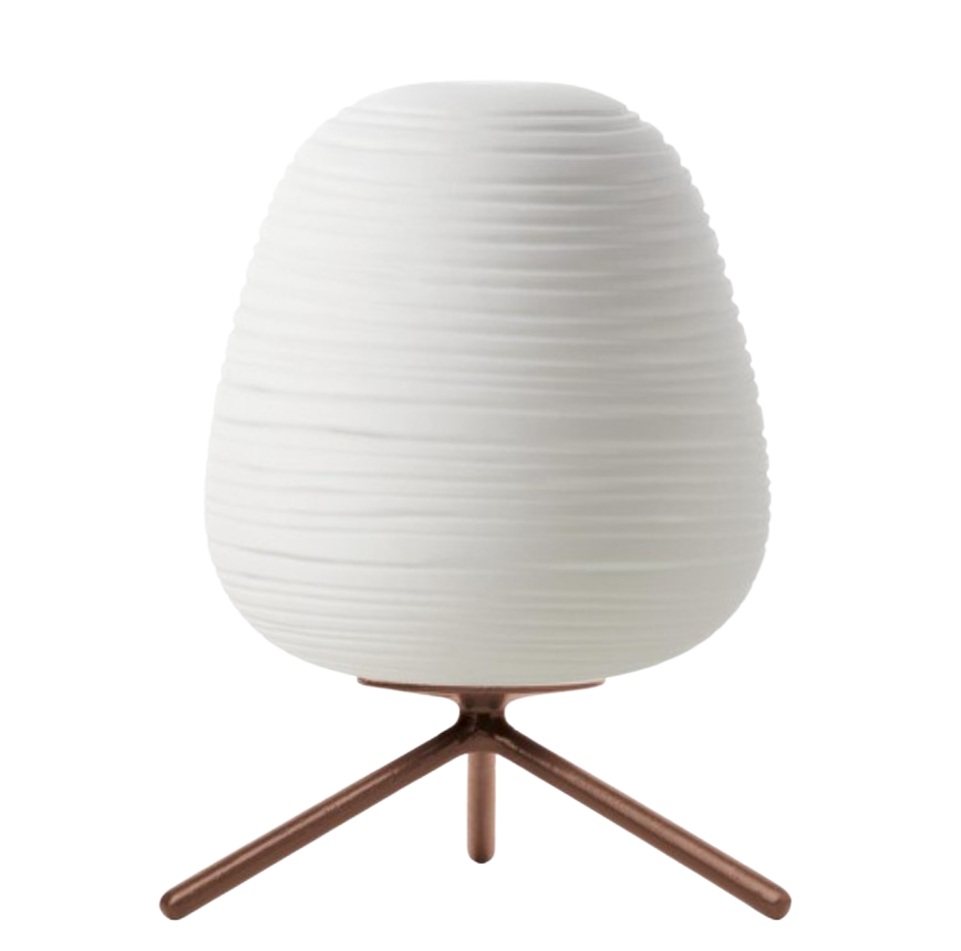 ZenGlow | Elegant Japanese-Inspired Hand-Blown Glass Table Lamp