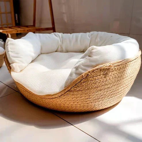 Eco-Friendly Bamboo Fiber Breathable Pet Bed For Dogs And Cats