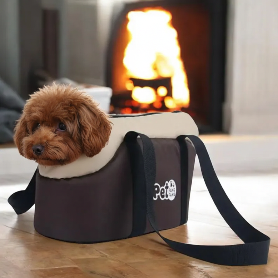 Soft-Sided Windproof Pet Carrier Tote Shoulder Bag For Small Pets – Warm Cozy Travel Carrier
