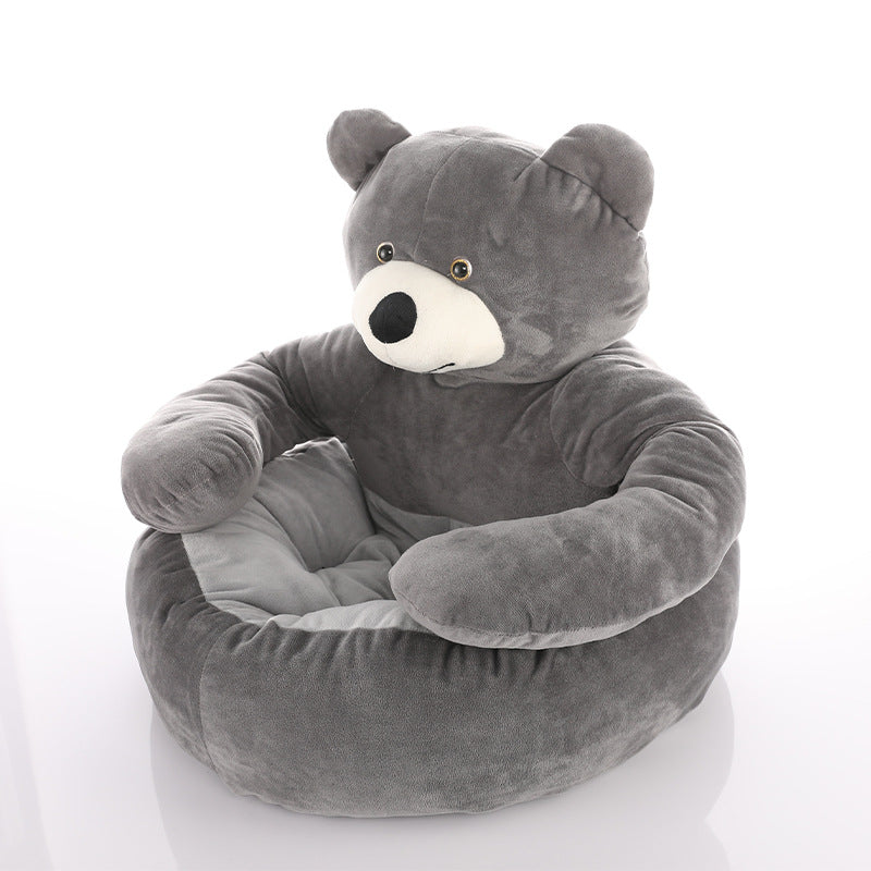 Detachable Cute Cuddly Bear Cat Bed – Soft, Cozy, Non-Slip Pet Sleeping Nest