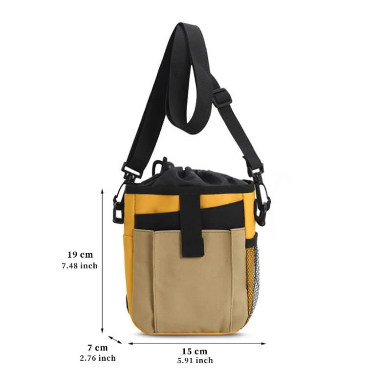 Waterproof Dog Treat Training Bag With Adjustable Strap And Multiple Pockets