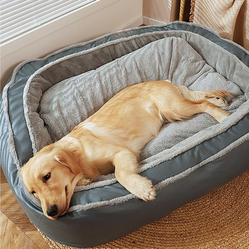 Large Orthopedic Dog Bed Blanket Cover – Warm, ComFortable Replacement for Deep Sleep
