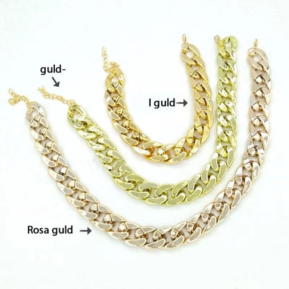 Thick Gold-Plated Chain Pet Safety Collar – Durable Stylish Dog Collar