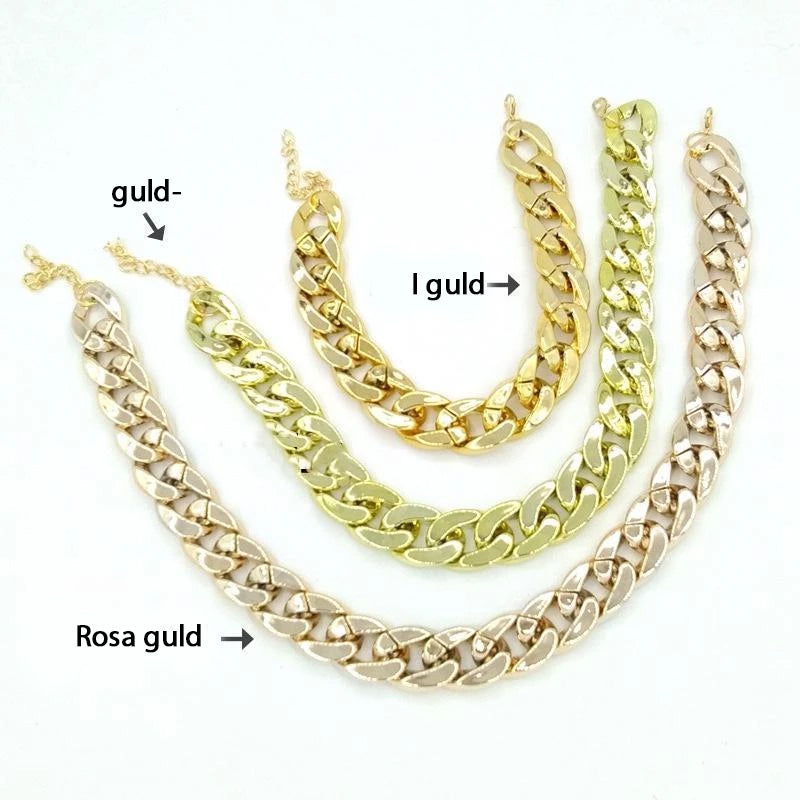 Thick Gold-Plated Chain Pet Safety Collar – Durable Stylish Dog Collar