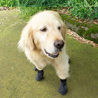 Waterproof Breathable Dog Shoes With Non-Slip Soles For Hiking, Running, And Outdoor Use
