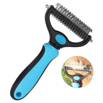Pet Grooming Brush For Dogs And Cats – Mat Remover And Detangling Tool