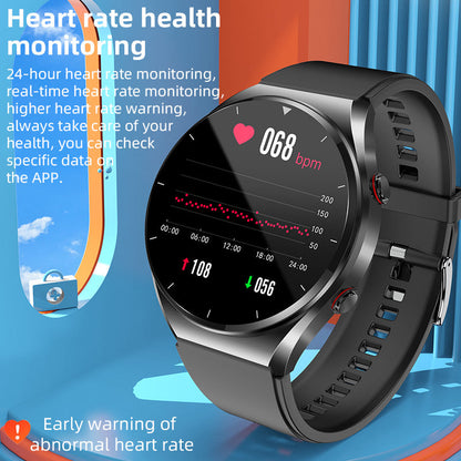 1+1 FREE | One-Touch Smart Health Watch – Blood Sugar, Blood Pressure, EKG, and HRV Monitoring Device