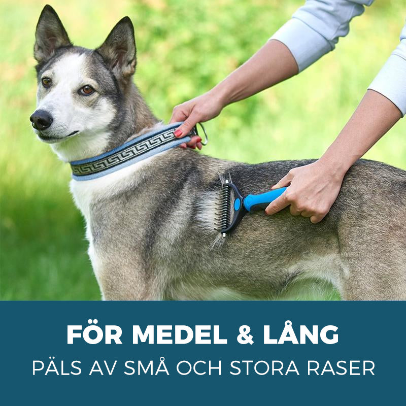 Pet Grooming Brush For Dogs And Cats – Mat Remover And Detangling Tool