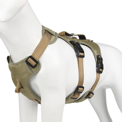 Gripguard Reflective Anti-Pull Dog Harness – Durable Nylon, Escape-Proof Design