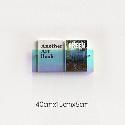 AcrylAura | Modern Eco-Friendly Wall Mounted Magazine Rack for Home Organization