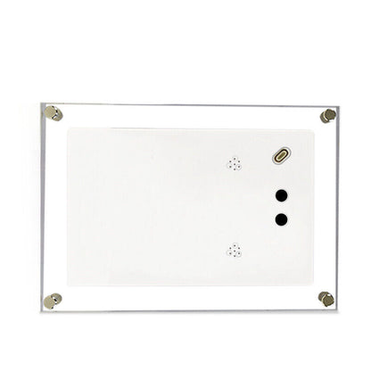 AcrylicGlow | Stylish Modern Digital Photo Frame with Video Playback