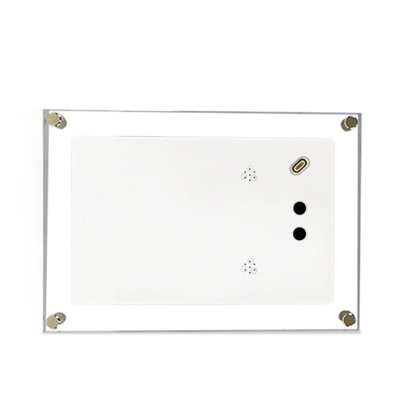 AcrylicGlow | Stylish Modern Digital Photo Frame with Video Playback