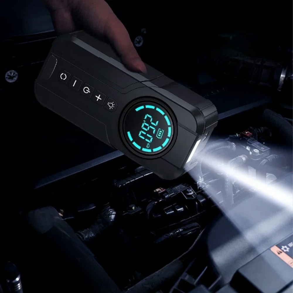 AeroBoost | Powerful Portable Tire Inflator and Car Tyre Pump with LED Light