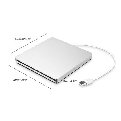 AeroDrive | Stylish Lightweight USB Slot-In CD/DVD Recorder for MacBook