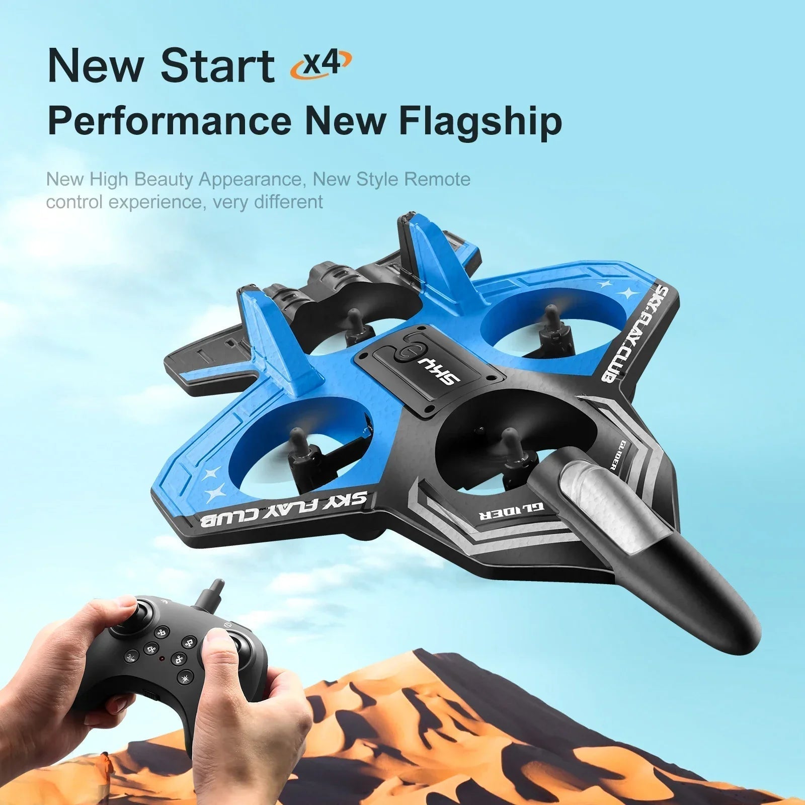 AeroGlide | Dynamic Lightweight Remote Control Airplane with LED Lights