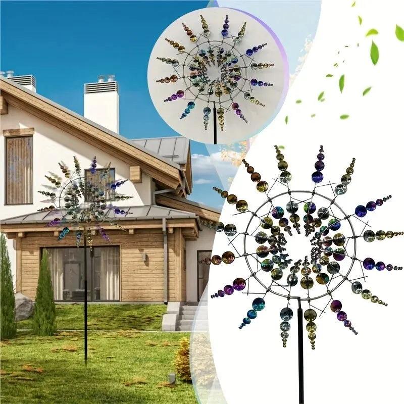 AeroSpire | Enchanting Kinetic Metal Windmill Garden Decor