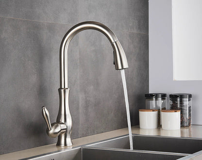 Antonite | Modern Pull-Out Kitchen Faucet with Retractable Sprayer