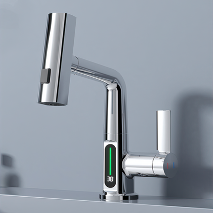 AquaFusion | Sleek Smart Digital Kitchen and Bathroom Faucet